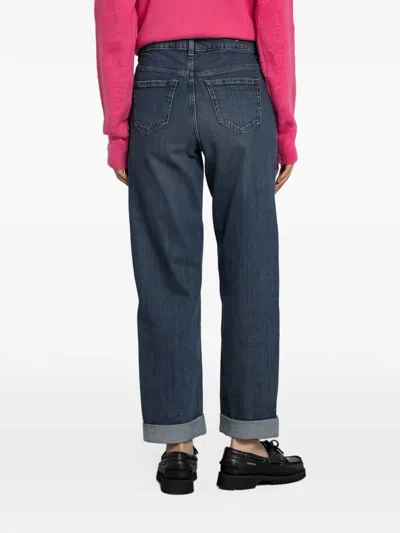 Maison123 Agathe Straight-leg Jeans In 블루