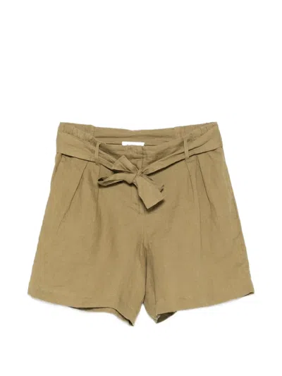Maison123 Bruce Tie-waist Shorts In Green