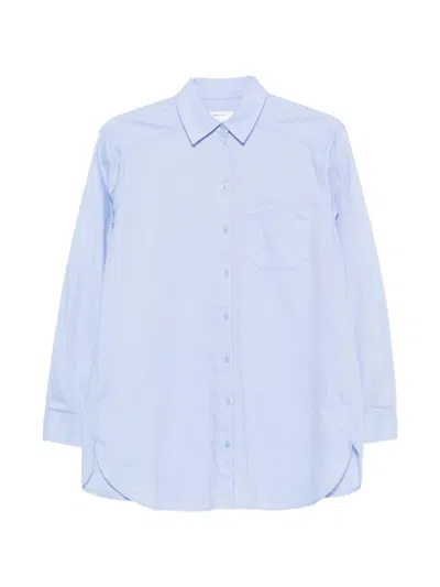 Maison123 Button-down Chest-pocket Shirt In Blue