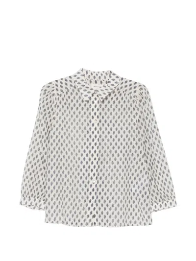 Maison123 Dylan Paisley-print Shirt In White