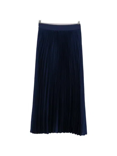 Maison123 Esther Pleated Skirt In Blue