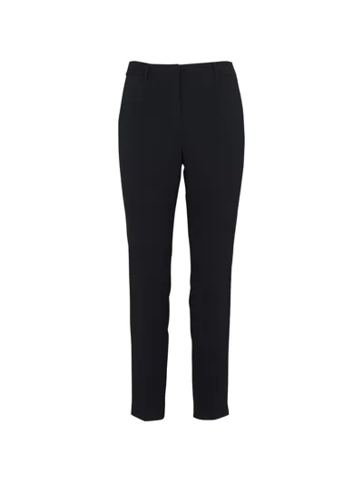 Maison123 Felix Cigarette Elasticated-waistband Tailored Trousers In Black