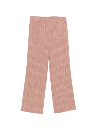 Maison123 Ferguson Raye Trousers In 그레이