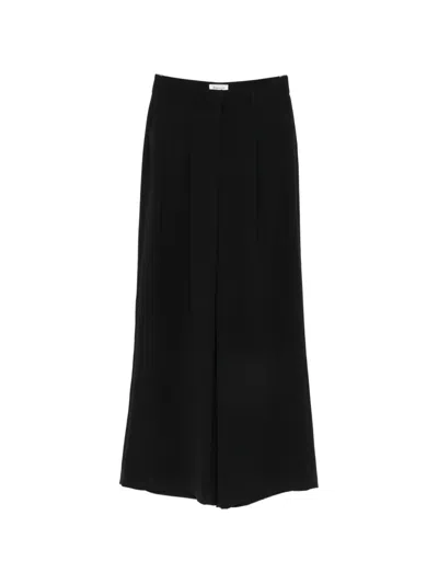 Maison123 Flaubert Pleated Trousers In Black