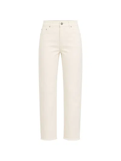Maison123 Patience Raw-cut Jeans In Neutrals