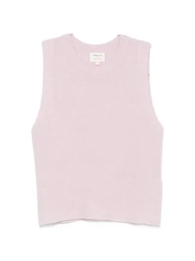 Maison123 Perry Knitted Sweater In Pink