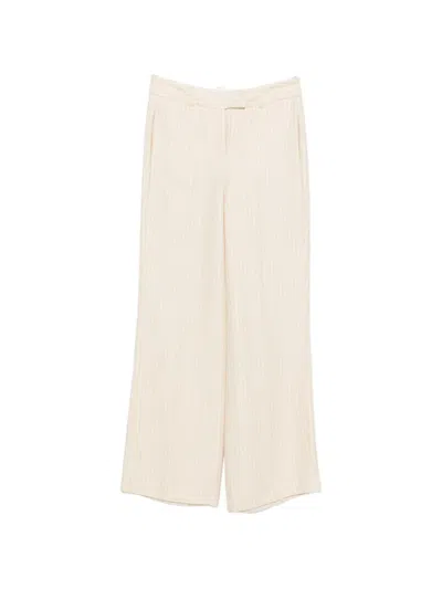 Maison123 Pinstripe Trousers In Multi