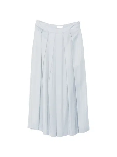 Maison123 Pleated Skirt In Blue