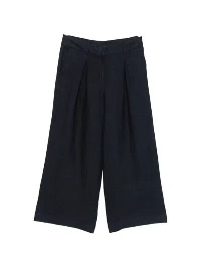 Maison123 Pleated-design Trousers In Blue