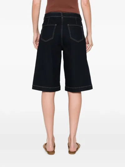 Maison123 Rayan Denim Bermuda Shorts In Blue