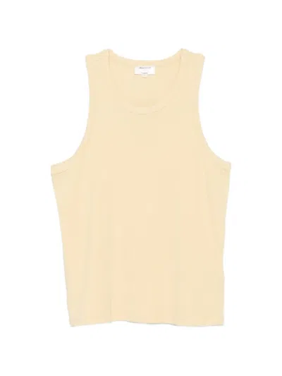 Maison123 Ribbed-knit Tank Top In Neutral