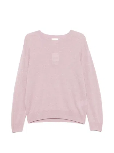 Maison123 Round-neck Sweater In Pink