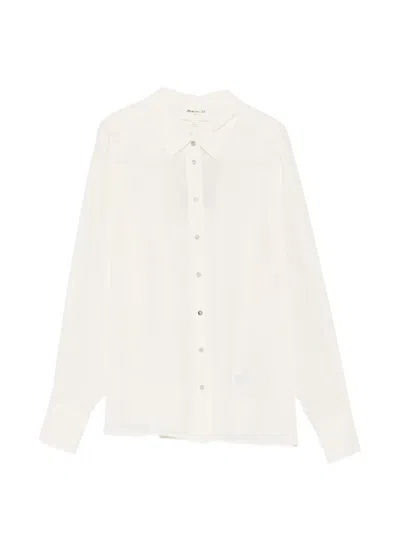 Maison123 Silk Shirt In White