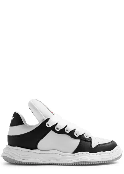Maison Mihara Yasuhiro Maison Mihara Yasuhiro Wayne Panelled Leather Sneakers In White