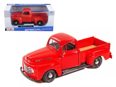 Maisto 1948 Ford F-1 Pickup Truck Red 1/25 Diecast Model Car By