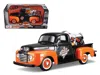 Maisto 1948 Ford F-1 Pickup Truck With 1958 Harley Davidson Flh Duo Glide Motorcycle Orange And Black 1/24