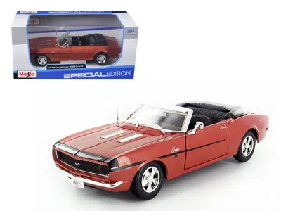 Maisto 1968 Chevrolet Camaro Ss 396 Convertible Bronze 1/24 Diecast Model Car By