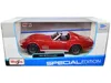Maisto 1970 Chevrolet Corvette Convertible Red 1/24 Diecast Model Car By
