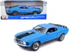 Maisto 1970 Ford Mustang Mach 1 428 Blue With Black Stripes "special Edition" 1/18 Diecast Model Car By Mai In Blue