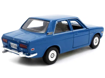 Maisto 1971 Datsun 510 Blue "special Edition" 1/24 Diecast Model Car By