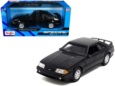 Maisto 1993 Ford Mustang Svt Cobra Black "special Edition" Series 1/24 Diecast Model Car By
