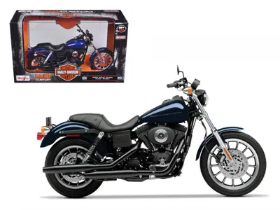 Maisto 2004 Harley-davidson Dyna Super Glide Sport Blue 1/12 Diecast Motorcycle Model By
