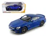 Maisto 2012 Mercedes Sl 63 Amg Blue 1/18 Diecast Car Model By