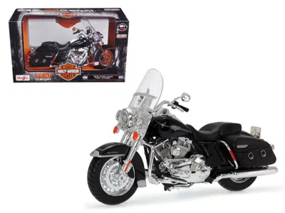 Maisto 2013 Harley Davidson Flhrc Road King Classic Black 1/12 Diecast Motorcycle Model By