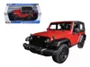 Maisto 2014 Jeep Wrangler Willys Red 1/18 Diecast Model Car By