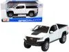 Maisto 2017 Chevrolet Colorado Zr2 Pickup Truck White 1/27 Diecast Model Car By