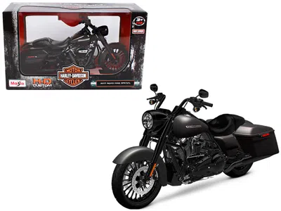 Maisto 2017 Harley-davidson King Road Special Black 1/12 Diecast Motorcycle Model By