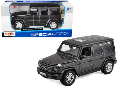 Maisto 2019 Mercedes Benz G-class With Sunroof Dark Gray Metallic 1/25 Diecast Model Car By