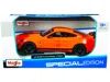 Maisto 2020 Ford Mustang Shelby Gt500 Bright Orange With Black Stripes 1/24 Diecast Model Car By  In Multi