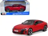 Maisto 2022 Audi Rs E-tron Gt Red With Black Top And Sunroof "special Edition" Series 1/25 Diecast Model Ca