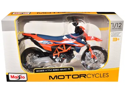 Maisto 2023 Ktm 690 Smc R Orange And Blue 1/12 Diecast Motorcycle Model By  In Multi