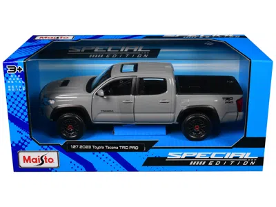 Maisto 2023 Toyota Tacoma Trd Pro Pickup Truck Gray With Sunroof "special Edition" Series 1/27 Diecast Mode