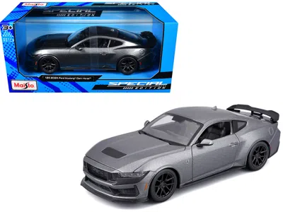 Maisto 2024 Ford Mustang Dark Horse Dark Gray Metallic "special Edition" Series 1/24 Diecast Model Car By M
