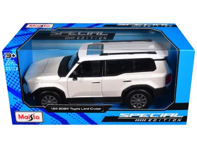 Maisto 2024 Toyota Land Cruiser Pearl White Metallic With White Top "special Edition" Series 1/24 Diecast M In Multi