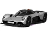 Maisto Aston Martin Valkyrie Silver Metallic With Matt Black Top "special Edition" Series 1/18 Diecast Mode
