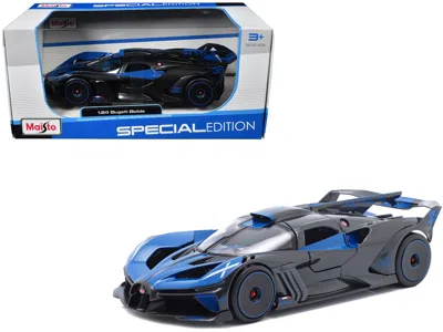 Maisto Bugatti Bolide Blue And Black Metallic "special Edition" Series 1/24 Diecast Model Car By  In Multi