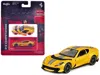 Maisto Ferrari 812 Competizione Yellow Metallic With Silver Stripe "speed Icons" Series 1/64 Diecast Model  In Yellow