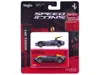 Maisto Ferrari Monza Sp1 Silver Metallic With Yellow Stripes "speed Icons" Series 1/64 Diecast Model Car By In Multi