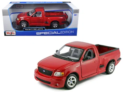 Maisto Ford Svt F-150 Lightning Pickup Truck Red 1/21 Diecast Model Car By