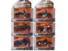 Maisto Harley-davidson Motorcycles 6 Piece Set Series 43 1/18 Diecast Models By  In Multi