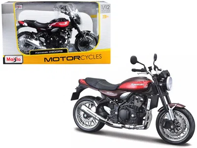 Maisto Kawasaki Z900rs Brown 1/12 Diecast Motorcycle Model By