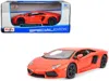 Maisto Lamborghini Aventador Lp700-4 Orange 1/24 Diecast Model Car By