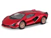 Maisto Lamborghini Sian Fkp 37 Red Metallic "speed Icons" Series 1/64 Diecast Model Car By
