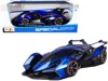 Maisto Lamborghini V12 Vision Gran Turismo Blue Metallic 1/18 Diecast Model Car By