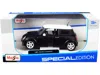 Maisto Mini Cooper Matt Black With White Top 1/24 Diecast Model Car By