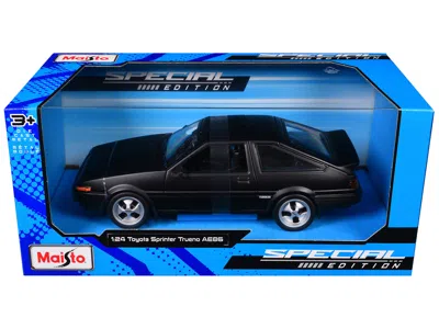 Maisto Toyota Sprinter Trueno Ae86 Rhd (right Hand Drive) Matt Black "special Edition" Series 1/24 Diecast 